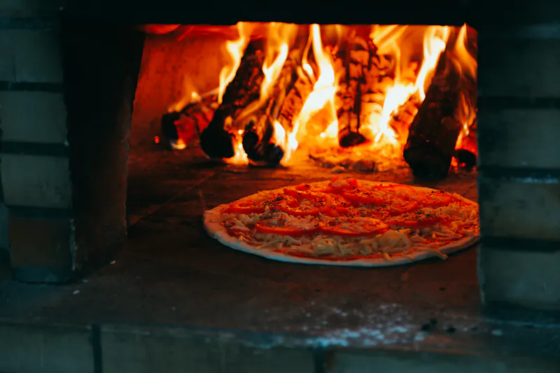 Pizza oven interior